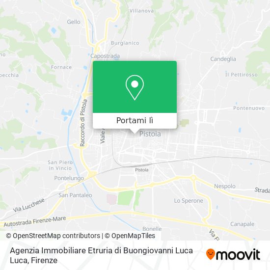 Mappa Agenzia Immobiliare Etruria di Buongiovanni Luca Luca