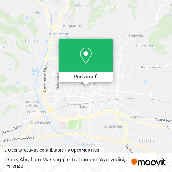 Mappa Sirak Abraham Massaggi e Trattamenti Ayurvedici