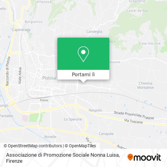 Mappa Associazione di Promozione Sociale Nonna Luisa