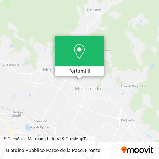 Mappa Giardino Pubblico Parco della Pace