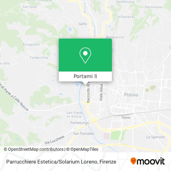 Mappa Parrucchiere Estetica / Solarium Loreno
