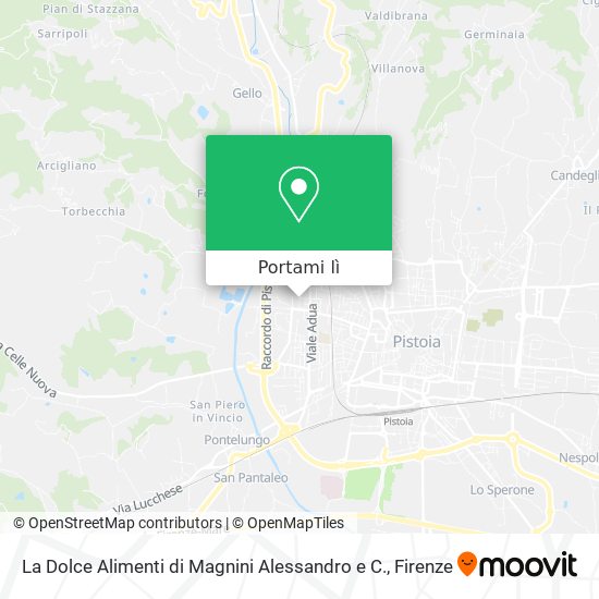 Mappa La Dolce Alimenti di Magnini Alessandro e C.