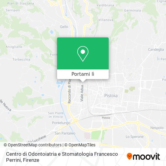 Mappa Centro di Odontoiatria e Stomatologia Francesco Perrini