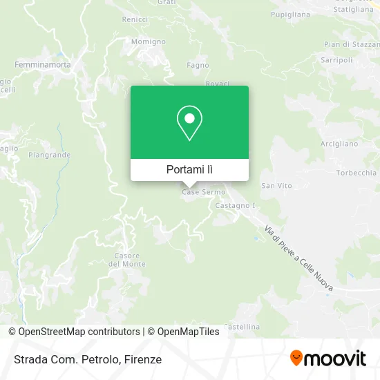 Mappa Strada Com. Petrolo