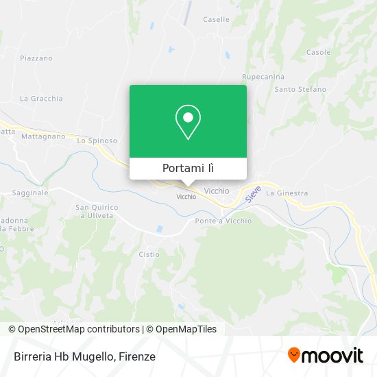 Mappa Birreria Hb Mugello