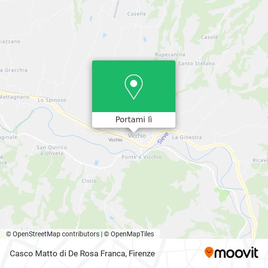 Mappa Casco Matto di De Rosa Franca