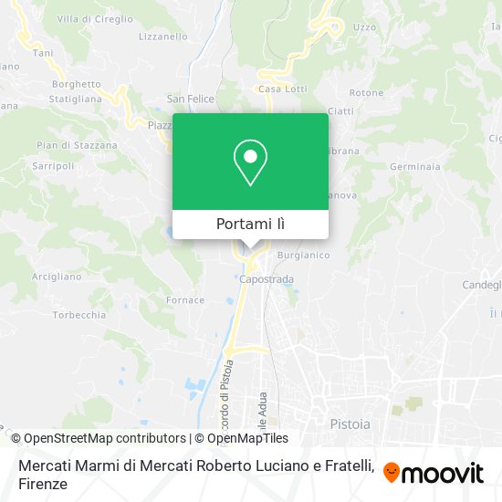 Mappa Mercati Marmi di Mercati Roberto Luciano e Fratelli