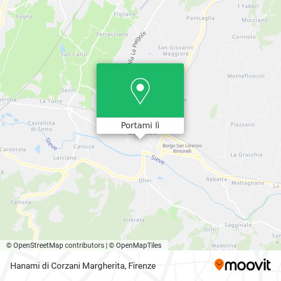 Mappa Hanami di Corzani Margherita