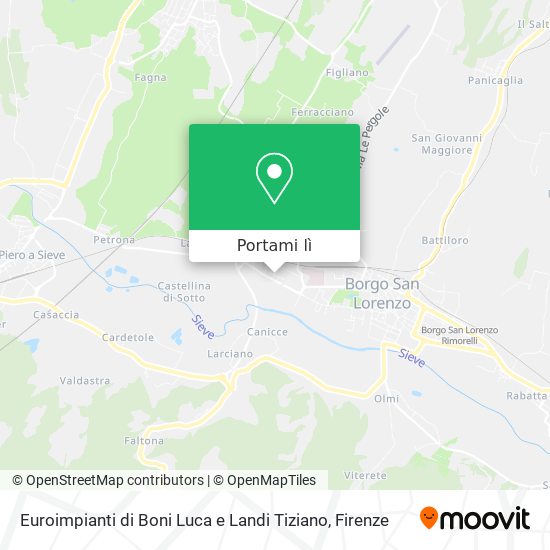 Mappa Euroimpianti di Boni Luca e Landi Tiziano