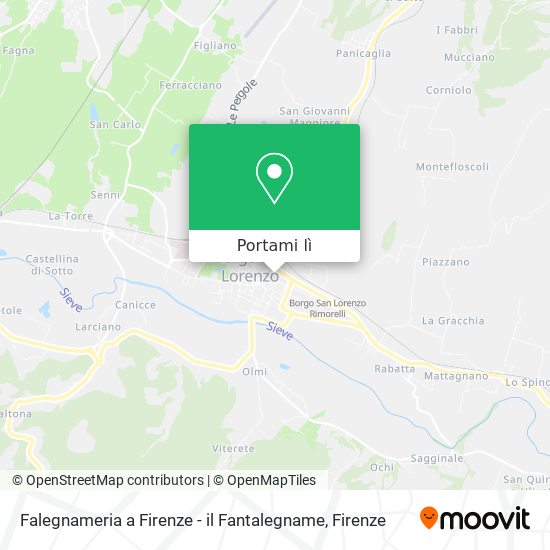 Mappa Falegnameria a Firenze - il Fantalegname