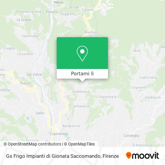 Mappa Gs Frigo Impianti di Gionata Saccomando