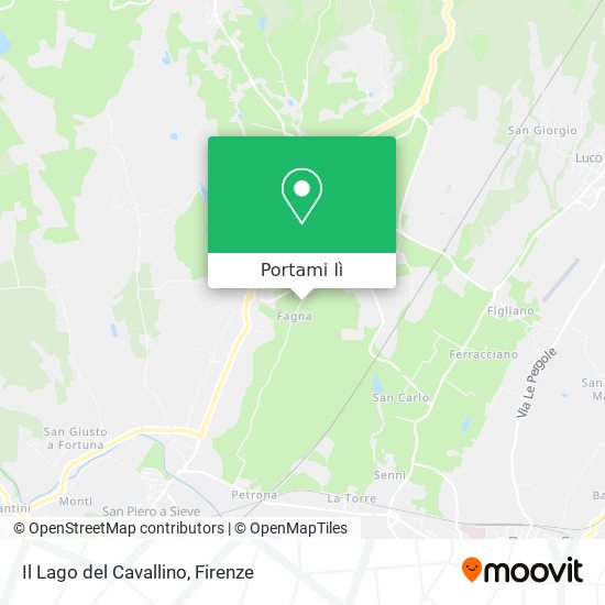 Mappa Il Lago del Cavallino