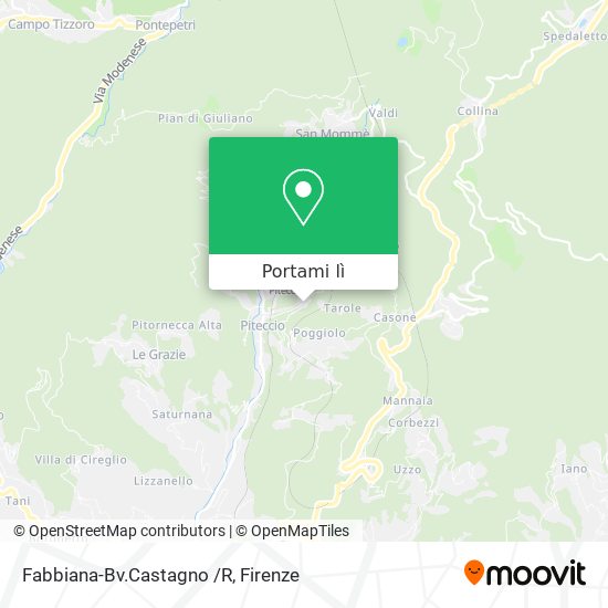 Mappa Fabbiana-Bv.Castagno /R