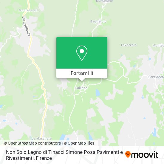 Mappa Non Solo Legno di Tinacci Simone Posa Pavimenti e Rivestimenti