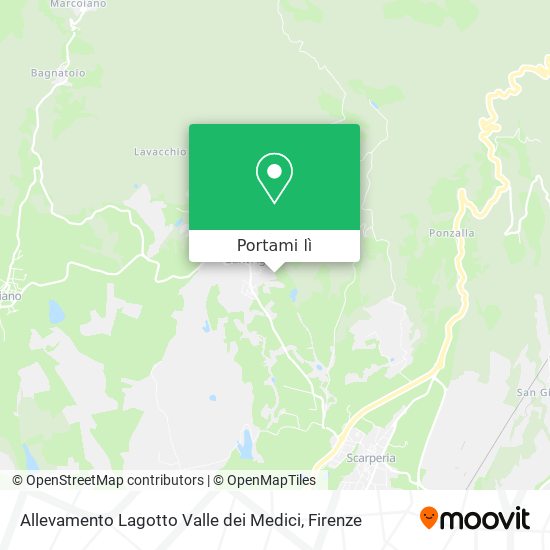 Mappa Allevamento Lagotto Valle dei Medici