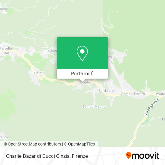 Mappa Charlie Bazar di Ducci Cinzia