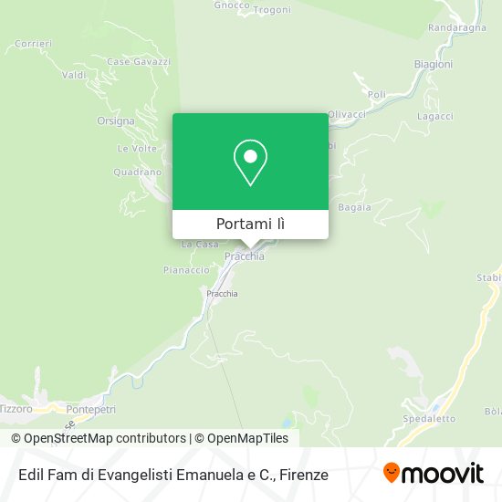Mappa Edil Fam di Evangelisti Emanuela e C.