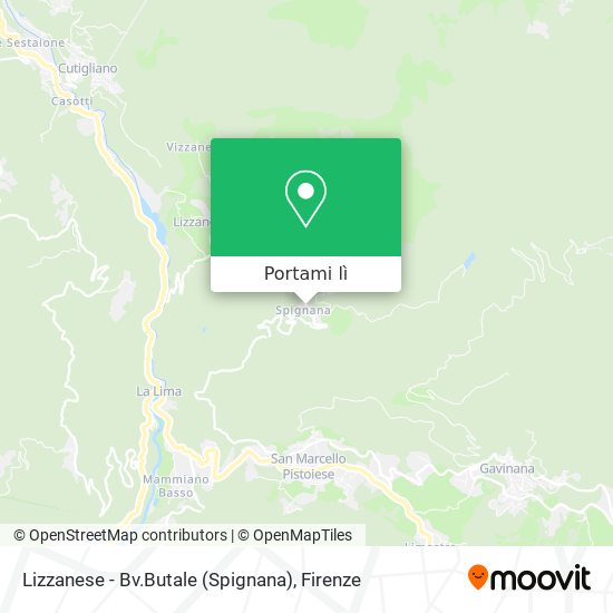 Mappa Lizzanese - Bv.Butale (Spignana)