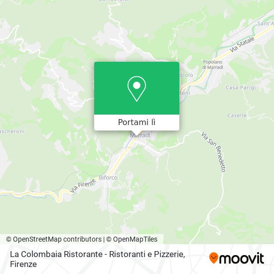 Mappa La Colombaia Ristorante - Ristoranti e Pizzerie