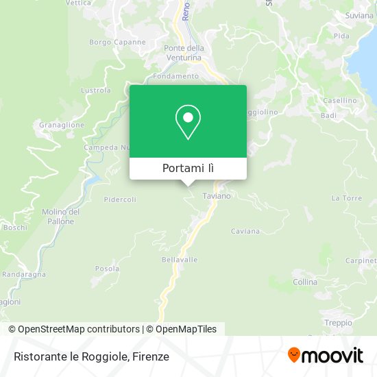 Mappa Ristorante le Roggiole