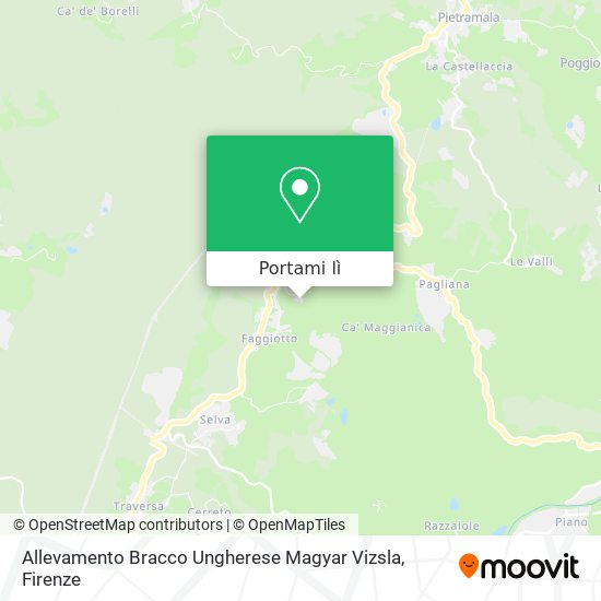 Mappa Allevamento Bracco Ungherese Magyar Vizsla