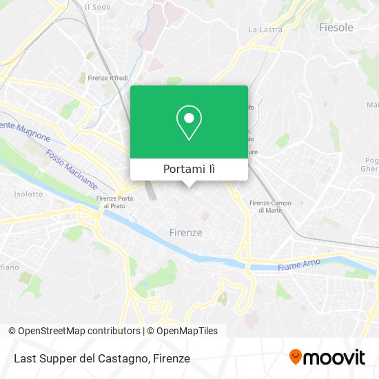 Mappa Last Supper del Castagno