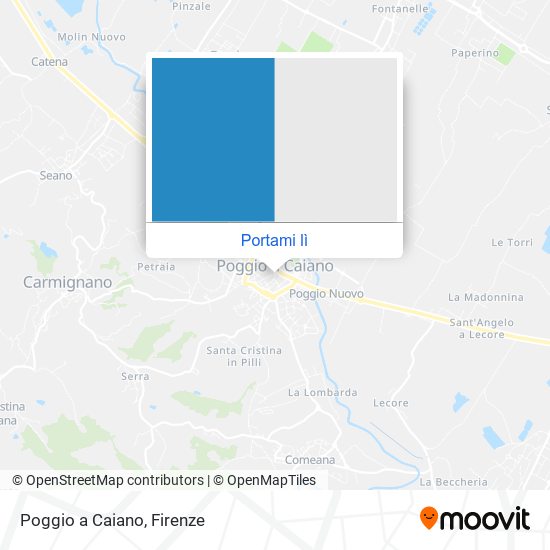 Mappa Poggio a Caiano