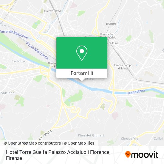 Mappa Hotel Torre Guelfa Palazzo Acciaiuoli Florence