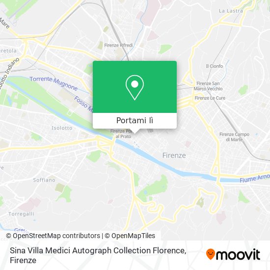 Mappa Sina Villa Medici Autograph Collection Florence