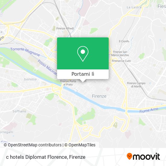 Mappa c hotels Diplomat Florence