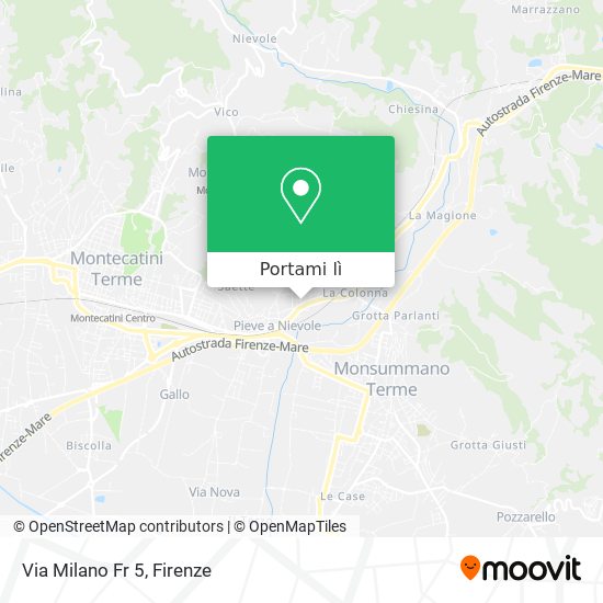 Mappa Via Milano Fr 5