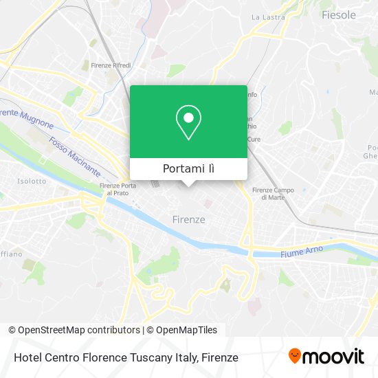 Mappa Hotel Centro Florence Tuscany Italy