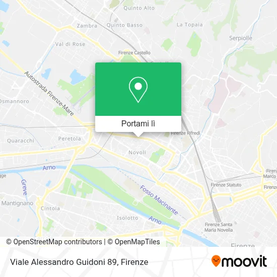 Mappa Viale Alessandro Guidoni 89
