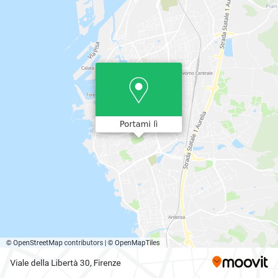 Mappa Viale della Libertà  30
