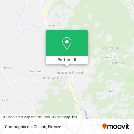 Mappa Compagnia del Chianti