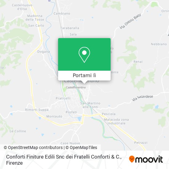 Mappa Conforti Finiture Edili Snc dei Fratelli Conforti & C.