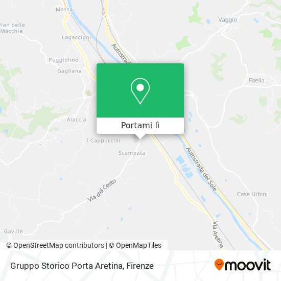 Mappa Gruppo Storico Porta Aretina