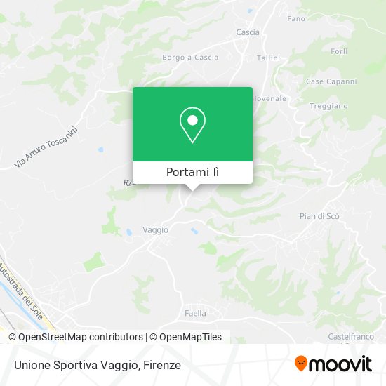 Mappa Unione Sportiva Vaggio