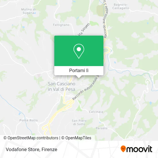 Mappa Vodafone Store