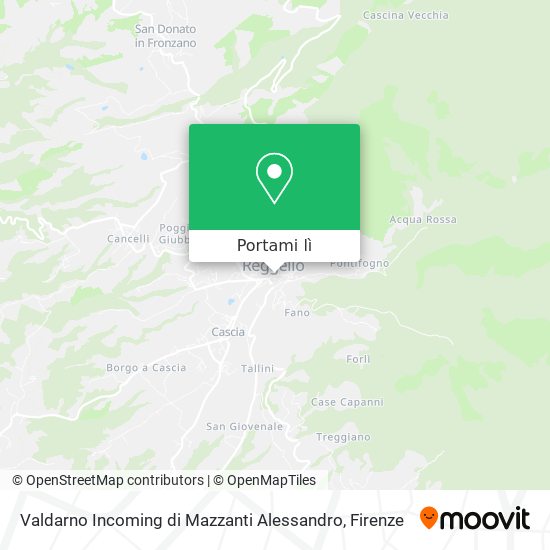 Mappa Valdarno Incoming di Mazzanti Alessandro