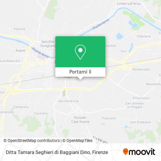 Mappa Ditta Tamara Seghieri di Baggiani Dino