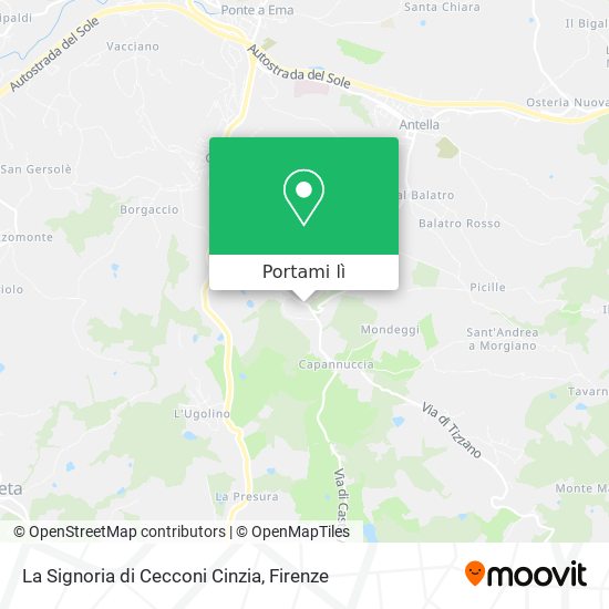 Mappa La Signoria di Cecconi Cinzia