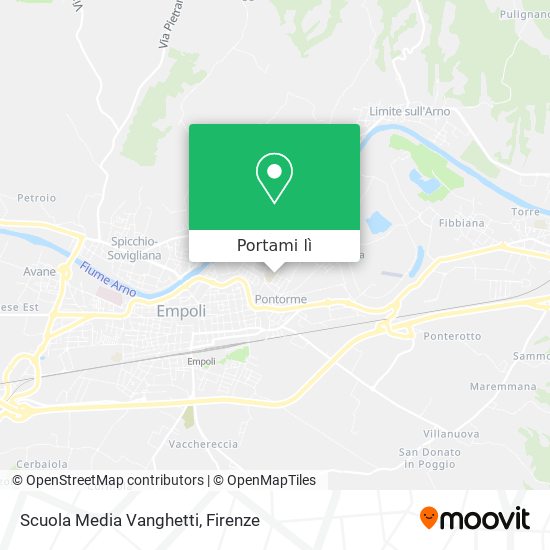 Mappa Scuola Media Vanghetti
