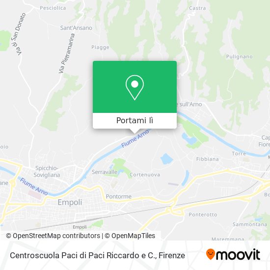 Mappa Centroscuola Paci di Paci Riccardo e C.
