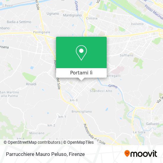 Mappa Parrucchiere Mauro Peluso