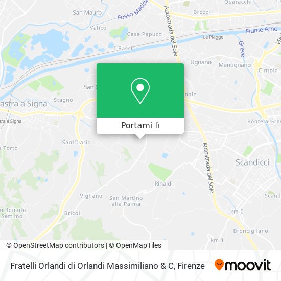 Mappa Fratelli Orlandi di Orlandi Massimiliano & C