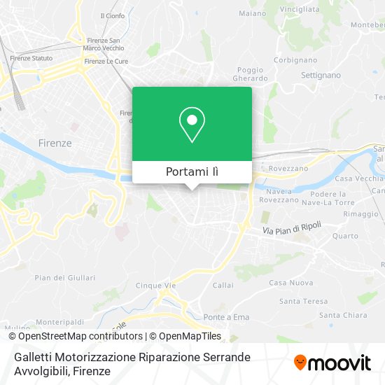 Mappa Galletti Motorizzazione Riparazione Serrande Avvolgibili
