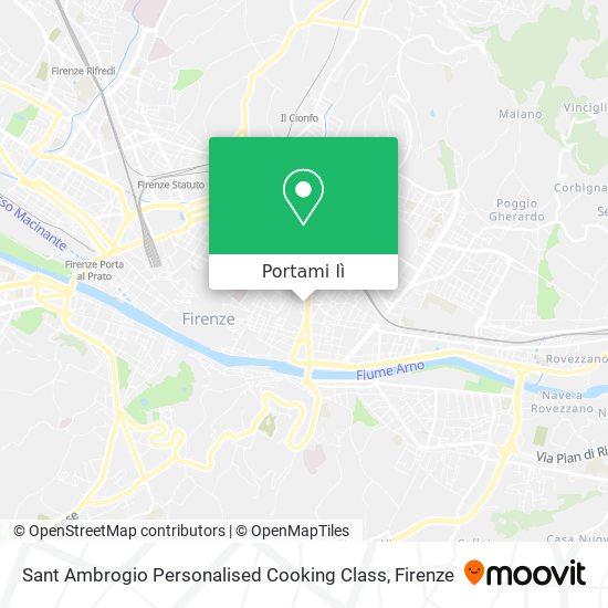 Mappa Sant Ambrogio Personalised Cooking Class