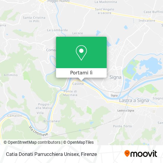 Mappa Catia Donati Parrucchiera Unisex