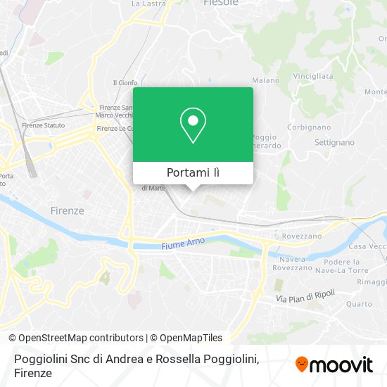 Mappa Poggiolini Snc di Andrea e Rossella Poggiolini